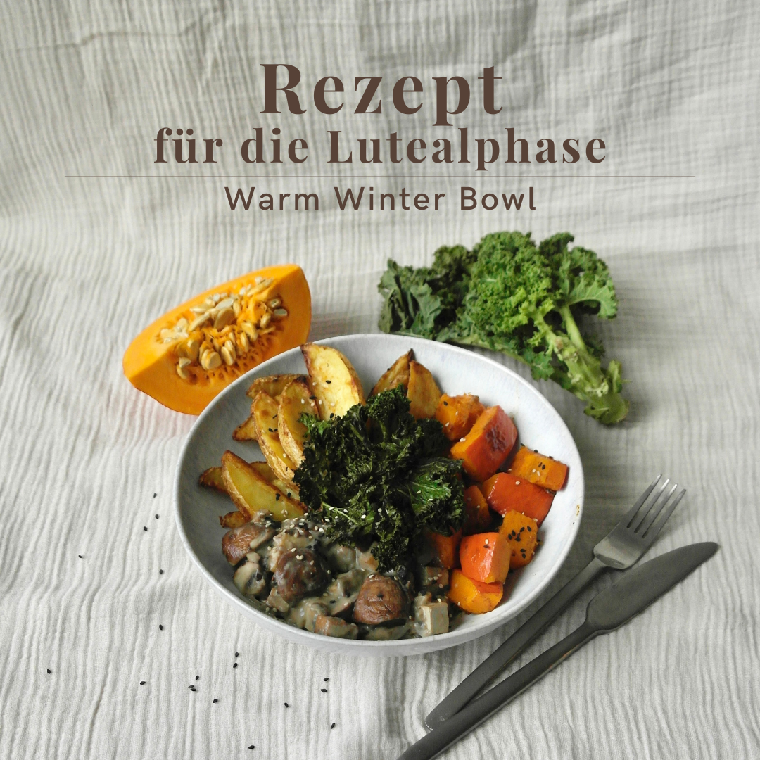 Warme Winter-Zyklus Bowl perfekt für die Lutealphase
