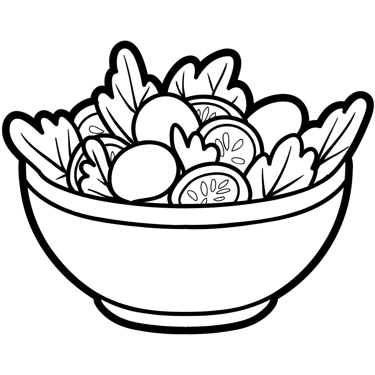 Illustration Salatschale