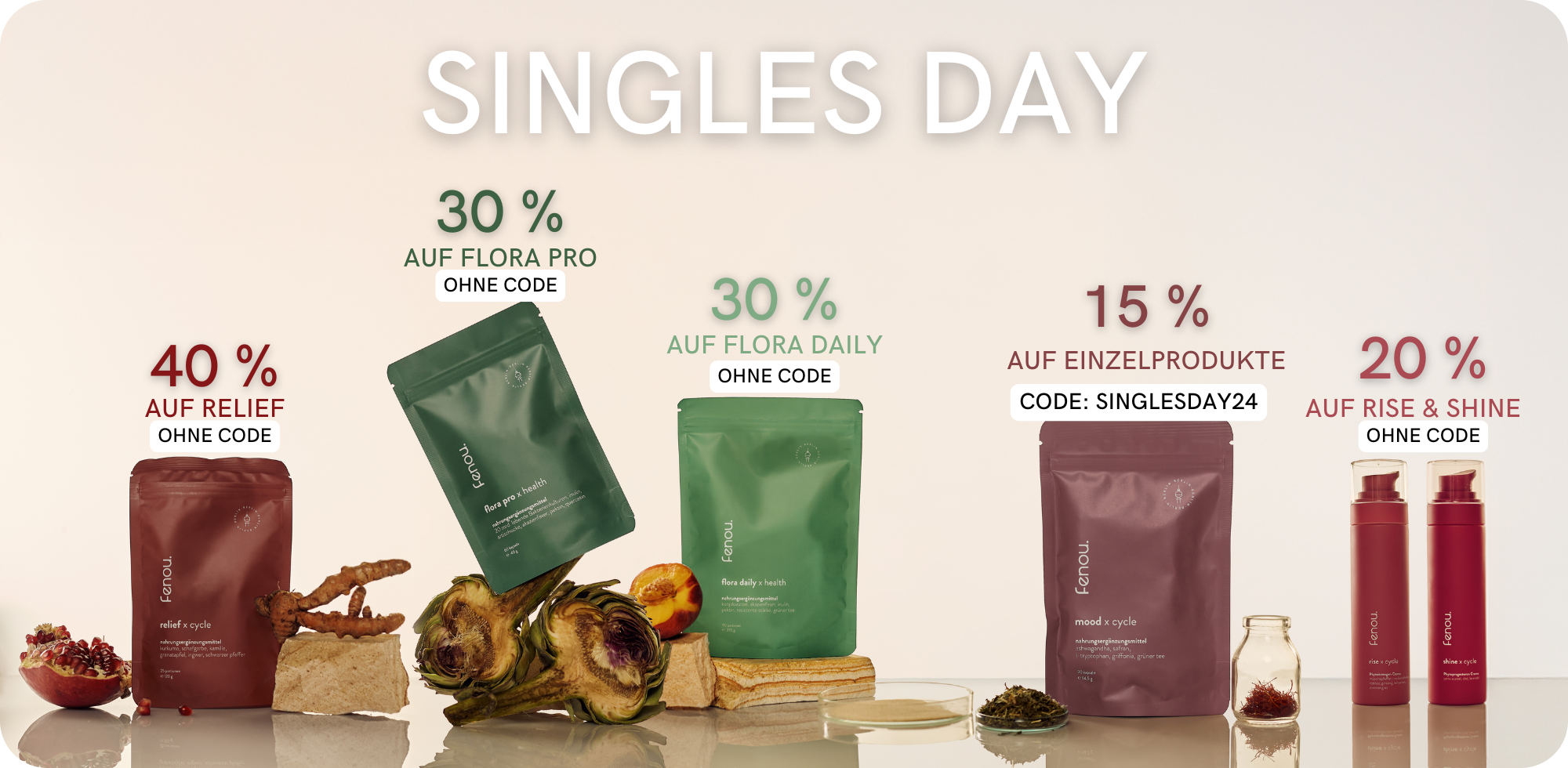 singles day sale Rabatte