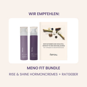 meno fit Bundle aus fenou rise & shine sowie einem Ratgeber